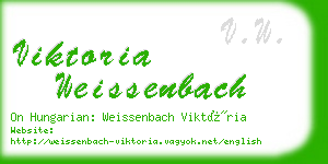 viktoria weissenbach business card